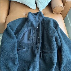 FP Movement by Free People Charcoal Teddy Jacket